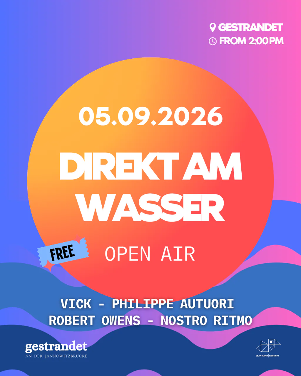DIREKT AM WASSER — Sa., 5. September